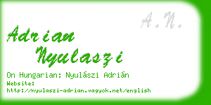 adrian nyulaszi business card