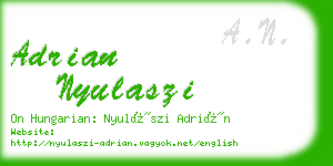 adrian nyulaszi business card